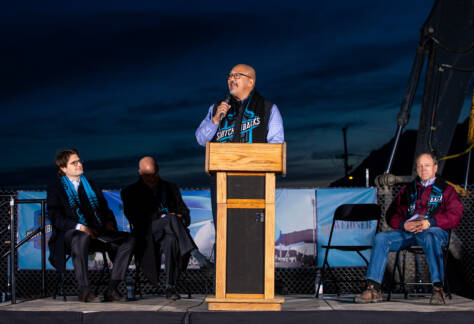 Dec 7, 2019; Colorado Springs, CO, USA; Colorado Springs Switchbacks FC groundbreaking ceremony. Credit: Isaiah J. Downing/Switchbacks FC