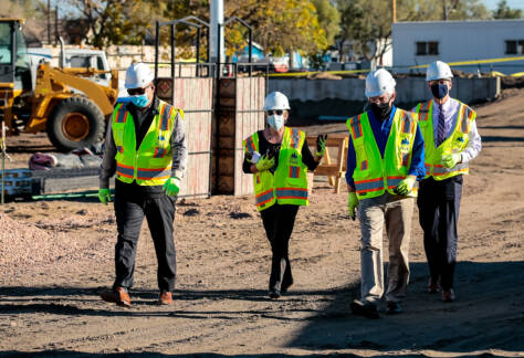 Oct 14, 2020; Colorado Springs, CO, USA; Naming ceremony and time capsule at the downtown stadium. Credit: Isaiah J. Downing/Switchbacks FC