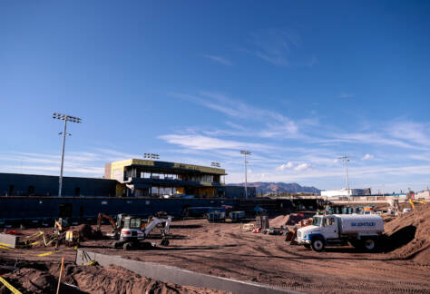 Oct 14, 2020; Colorado Springs, CO, USA; Naming ceremony and time capsule at the downtown stadium. Credit: Isaiah J. Downing/Switchbacks FC